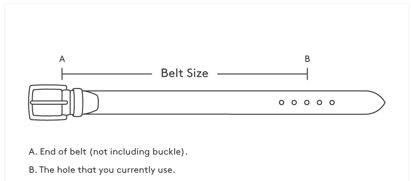 How do I find out my belt size Tiger of Sweden